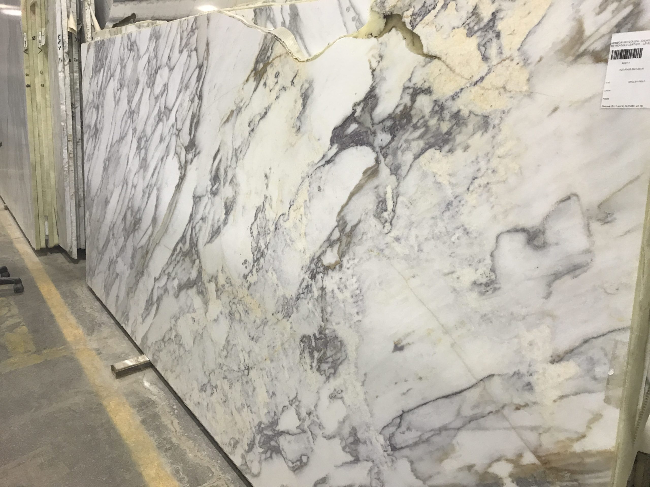 Calacatta Retro Gold Leather Marble Marble Countertops - Image 2